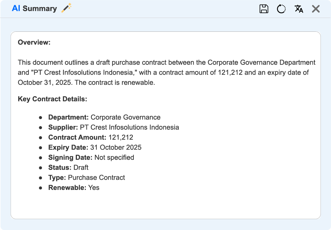 AI summary
