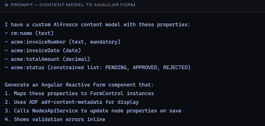 Work with ADF Content Models & Custom Aspects